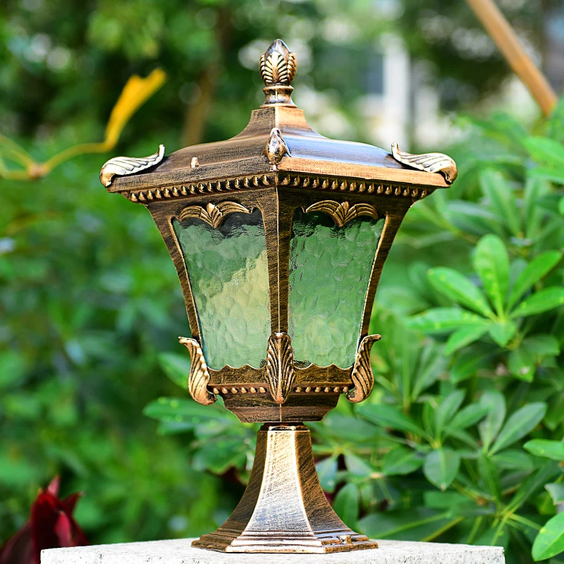 Stĺpec hlavy lampy na stenu hlavu lampy spoločenstva nástenné svietidlo záhradné nádvorie led vonkajšie vodotesné dvere post lampa zábradlie lampa brány