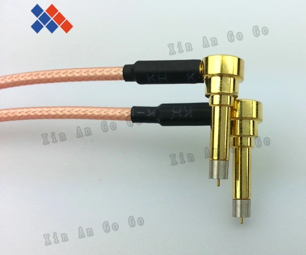 RP-SMA female k Y typu 2 IP-9 MS156 muž Splitter Senzory kábel pigtail RG316 Jeden SMA bod 2 MS156 konektor
