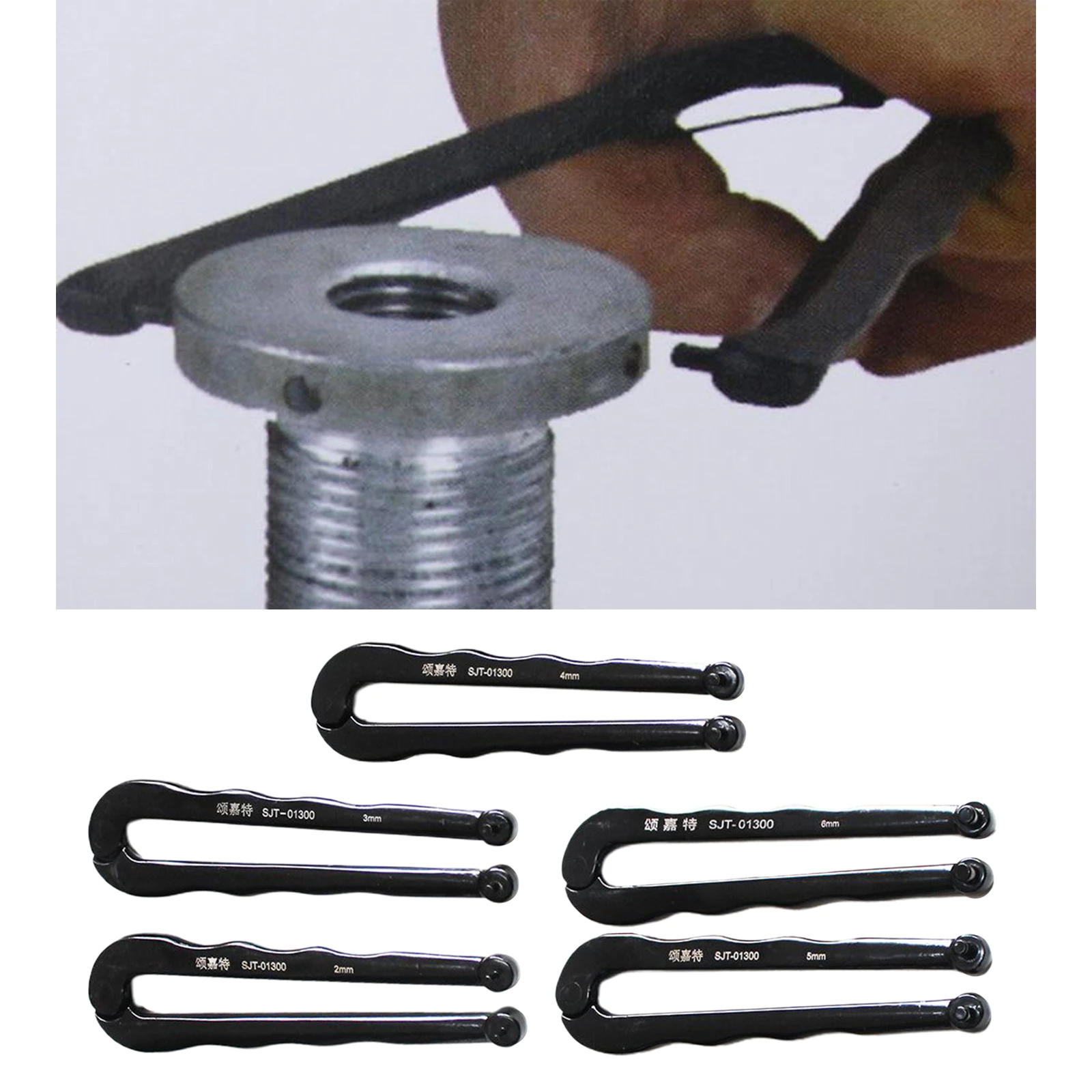 Nastaviteľné kola orechov rukoväť čierna pin kliešte uhlovú brúsku kľúča dvojité pin multifunkčný otvorený koniec kľúča